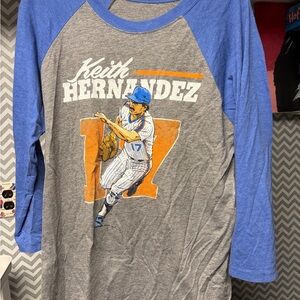 Keith Hernandez Graphic Baseball Tee Womens XL